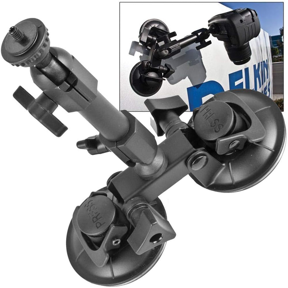 Delkin Devices Fat Gecko Dual-Suction Camera Mount Usage