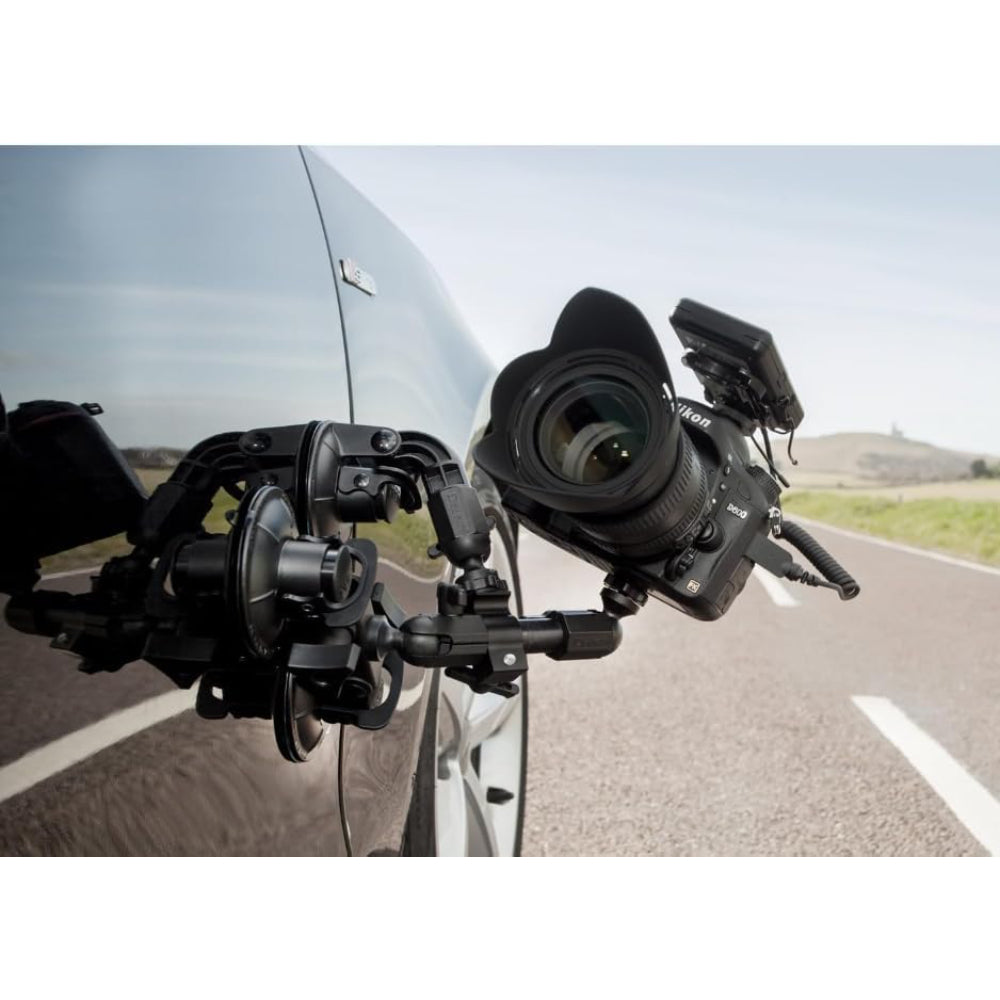 Delkin Devices Fat Gecko Triple Mount on Car