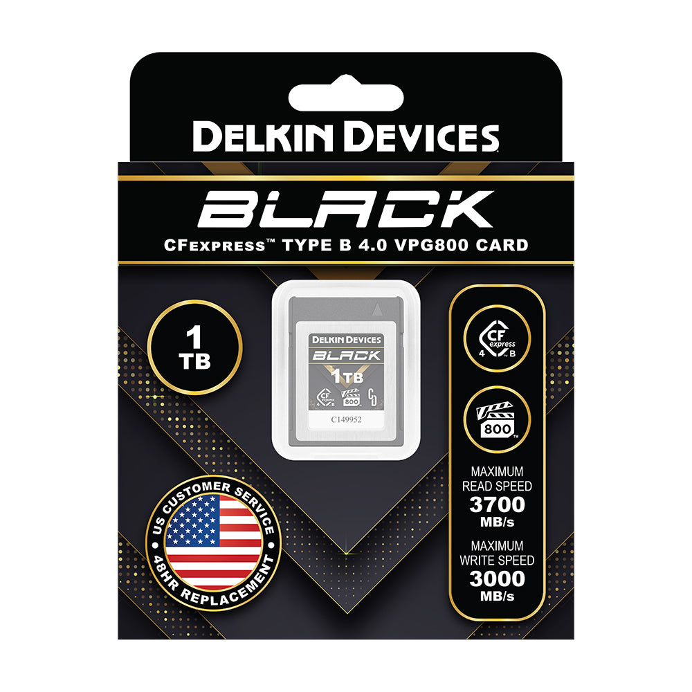 BLACK CFexpress 4.0 Type B VPG800 Memory Cards (512GB-2TB)