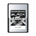 Delkin Devices BLACK CFexpress Type A 480GB VPG200 Memory Card Front