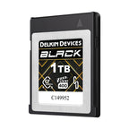 Delkin Devices BLACK 1 TB CFexpress Type B 4.0 VPG400 Memory Card Angle Two