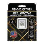 Delkin Devices BLACK 2 TB CFexpress Type B 4.0 VPG400 Memory Card Package