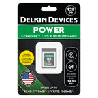 Delkin Devices 128GB POWER CFexpress Type B with Bonus Content