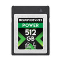 Delkin Devices POWER CFexpress Type B 4.0 Memory Card 512GB Front