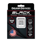 Delkin Devices BLACK CFexpress Type B 2.0 Memory Card (650GB)
