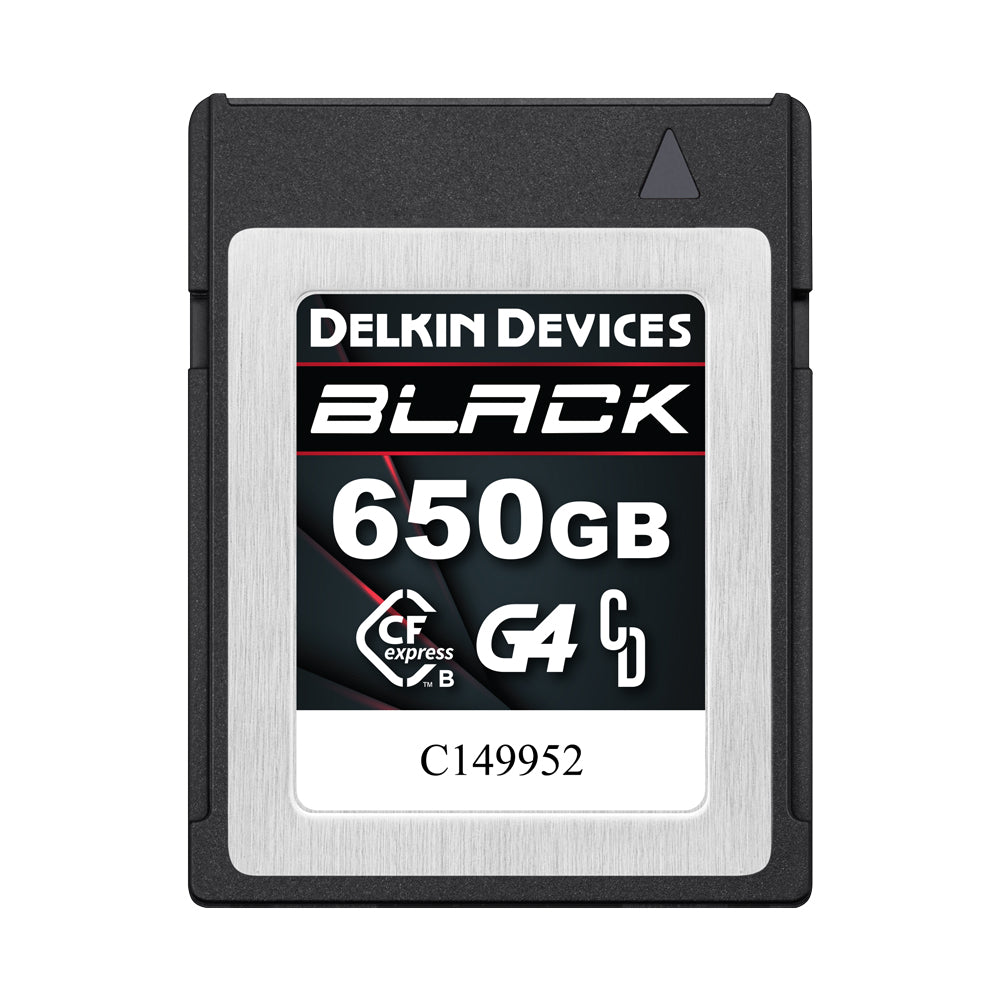 Delkin Devices BLACK CFexpress Type B 2.0 Memory Card (650GB)