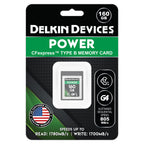 Delkin Devices POWER CFexpress Type B G4 Memory Card 160GB Package