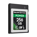 Delkin Devices POWER CFexpress Type B G4 Memory Card 256GB Angle