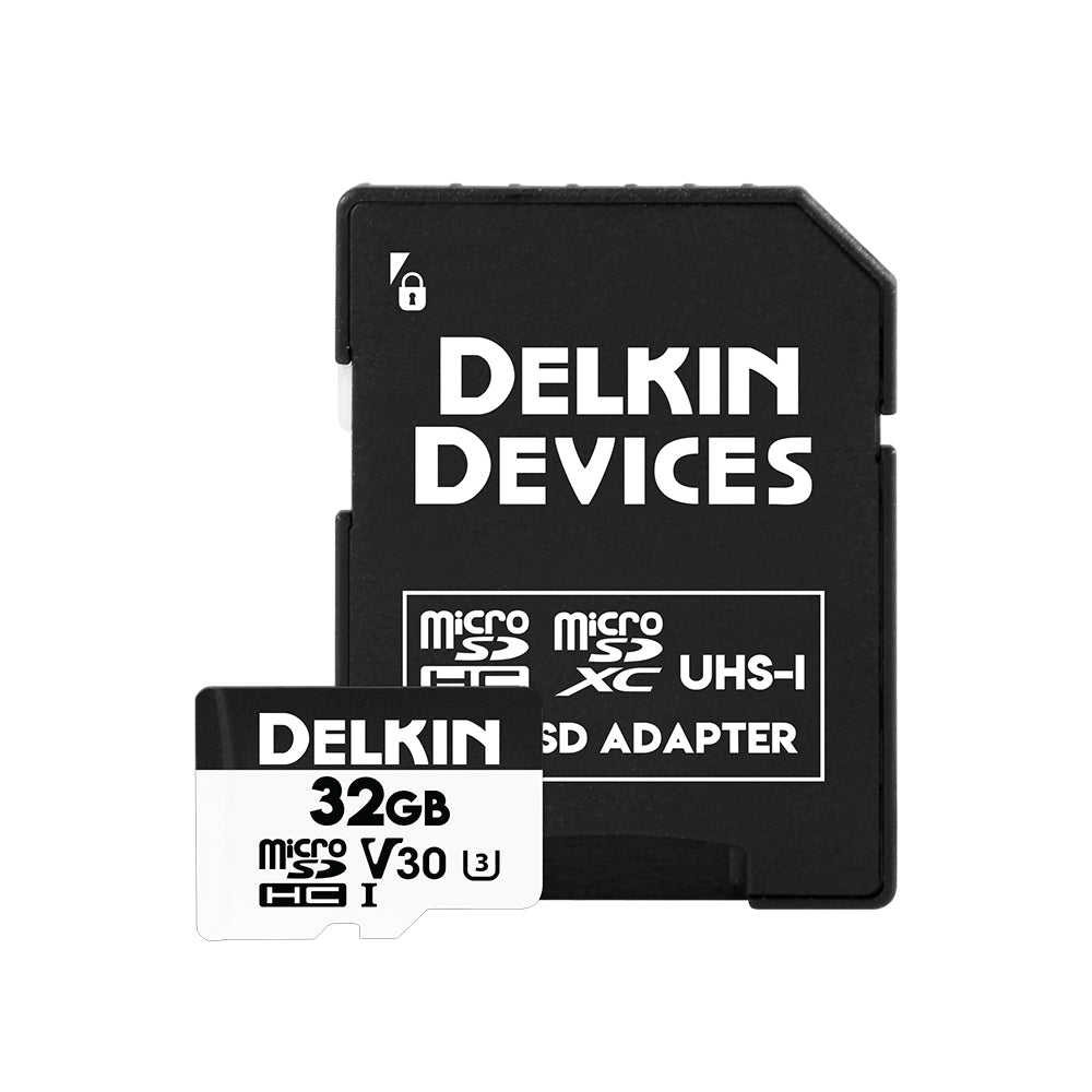 Delkin Devices HYPERSPEED UHS-I (V30) microSD Memory Cards (32GB-1TB)