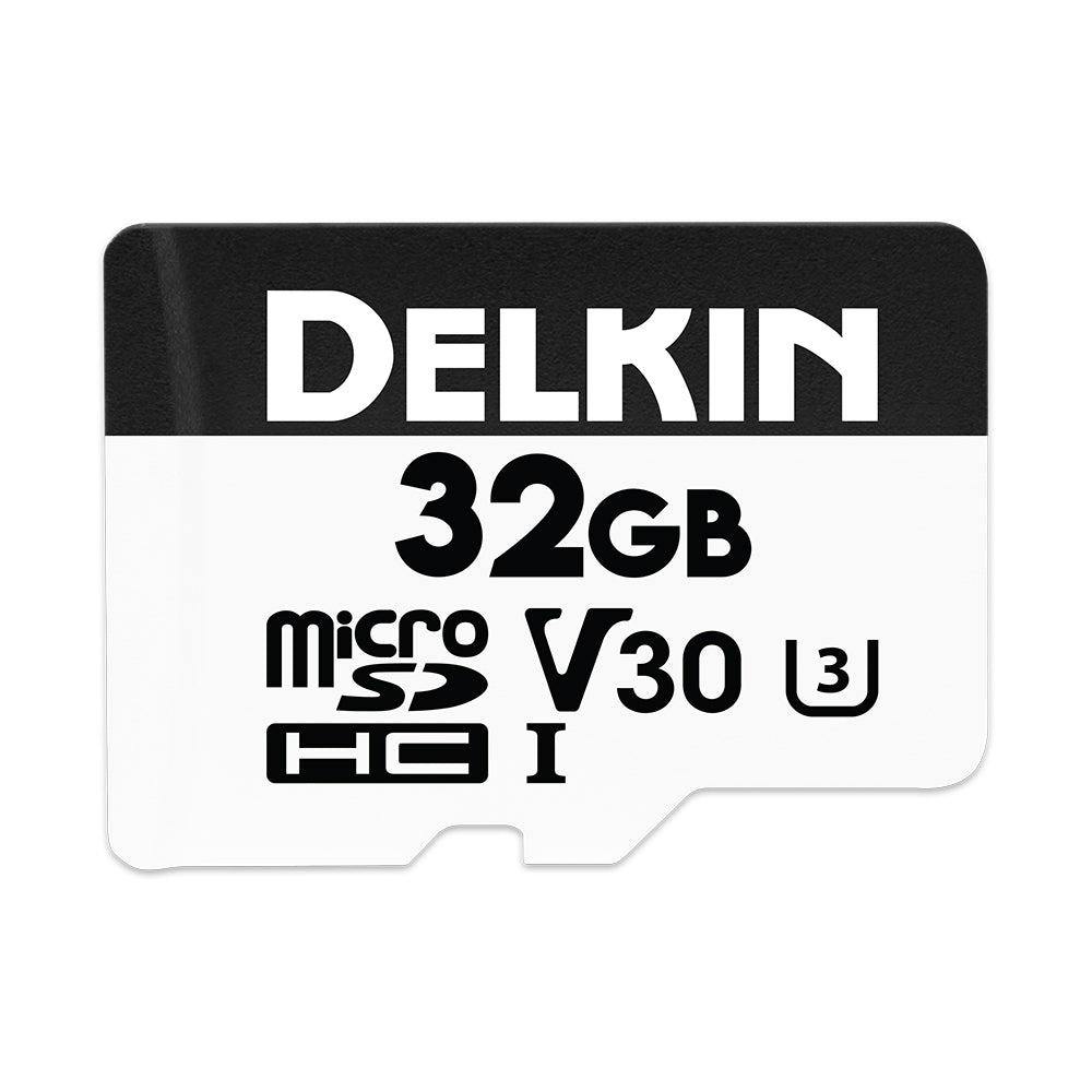 Delkin Devices HYPERSPEED UHS-I (V30) microSD Memory Cards (32GB-1TB)