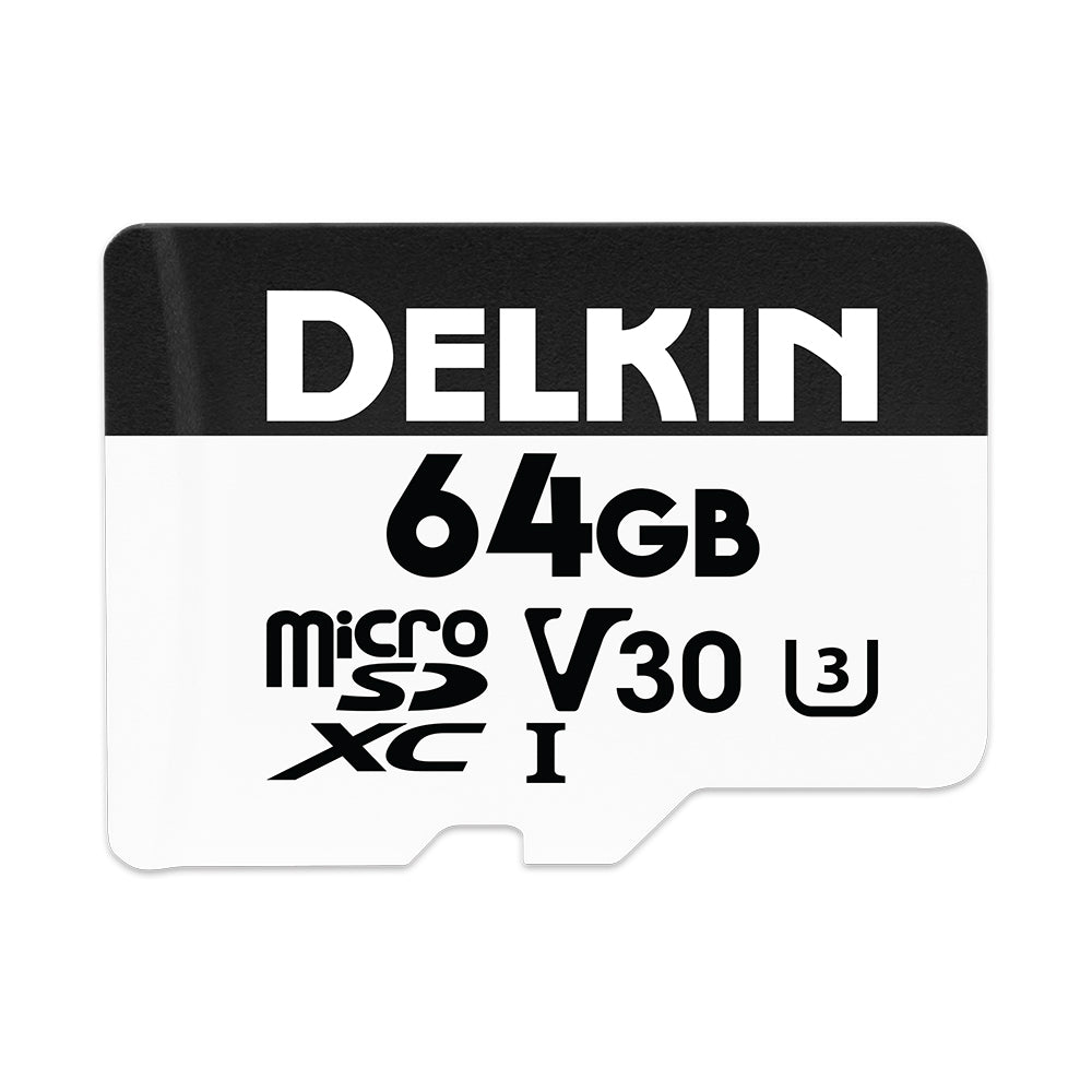 Delkin Devices HYPERSPEED UHS-I (V30) microSD Memory Cards (32GB-1TB)