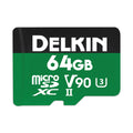 Delkin Devices POWER UHS-II 64GB V90 microSD Memory Card