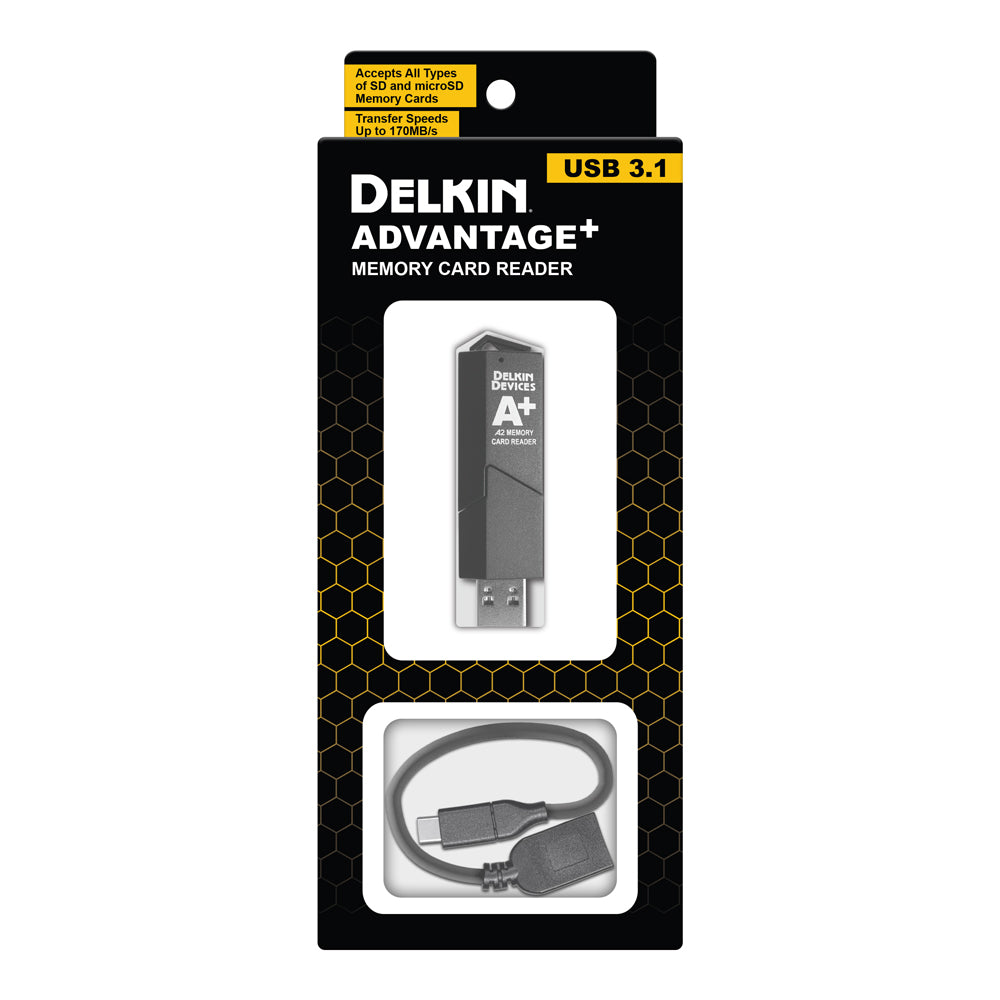 USB 3.1 SD and microSD Dual Slot Memory Card Reader (DDREADER-55)