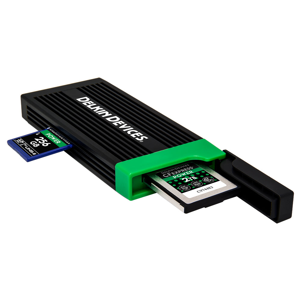 USB 3.2 CFexpress Type B & SD UHS-II Memory Card Reader