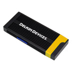 Delkin Devices USB 3.2 CFexpress Type A and SD UHS-II Dual Slot Reader Top Down