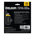Delkin Devices USB 3.2 CFexpress Type A and SD UHS-II Dual Slot Reader in Package Back
