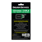 Delkin Devices USB4 Thunderbolt 4 CFexpress Type B Single Slot Reader Package Back