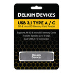 USB 3.2 SD and microSD Dual Slot Memory Card Reader (DDREADER-61)