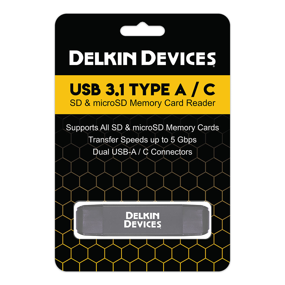 USB 3.2 SD and microSD Dual Slot Memory Card Reader (DDREADER-61)