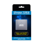 Retail packaging for Delkin Devices USB 3.2 CFexpress Type B card reader