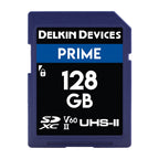 Delkin Devices PRIME UHS-II (V60) SDXC Memory Cards (128GB-1TB)