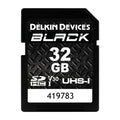 Delkin Devices BLACK V30 UHS-I Rugged SDXC Memory Card 32GB front