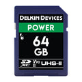 Delkin Devices POWER V90 UHS-II SDXC 64GB Memory Card