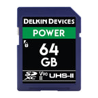 Delkin Devices POWER V90 UHS-II SDXC 64GB Memory Card