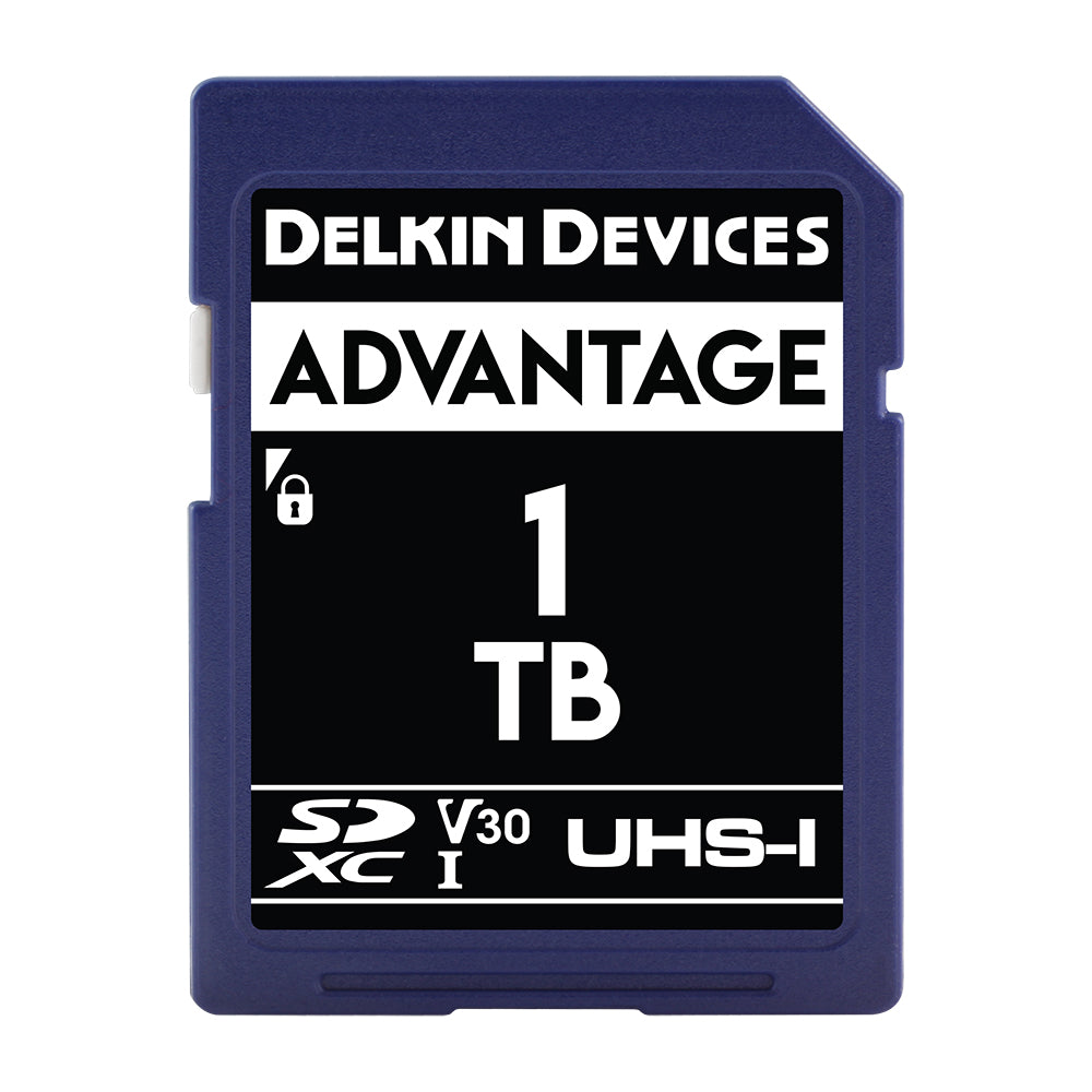 Delkin Devices ADVANTAGE UHS-I (V30) SDXC Memory Cards (16GB-64GB)