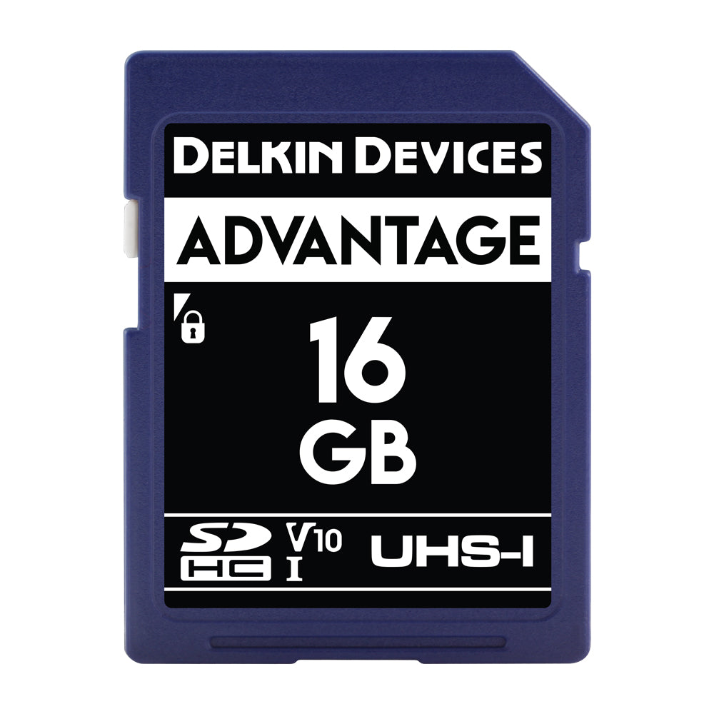 Delkin Devices ADVANTAGE UHS-I (V30) SDXC Memory Cards (16GB-64GB)