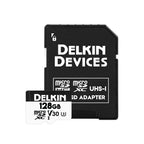 Delkin Devices 128GB DRONE UHS-I A2 V30 microSD with Adapter