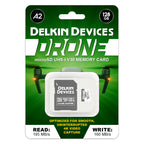 Delkin Devices 128GB DRONE UHS-I A2 V30 microSD in Package