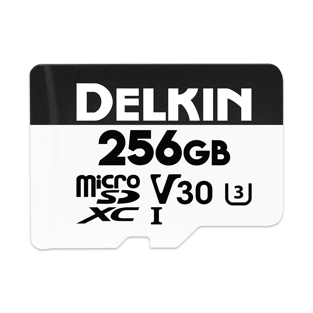 Delkin Devices 256GB DRONE UHS-I A2 V30 microSD 