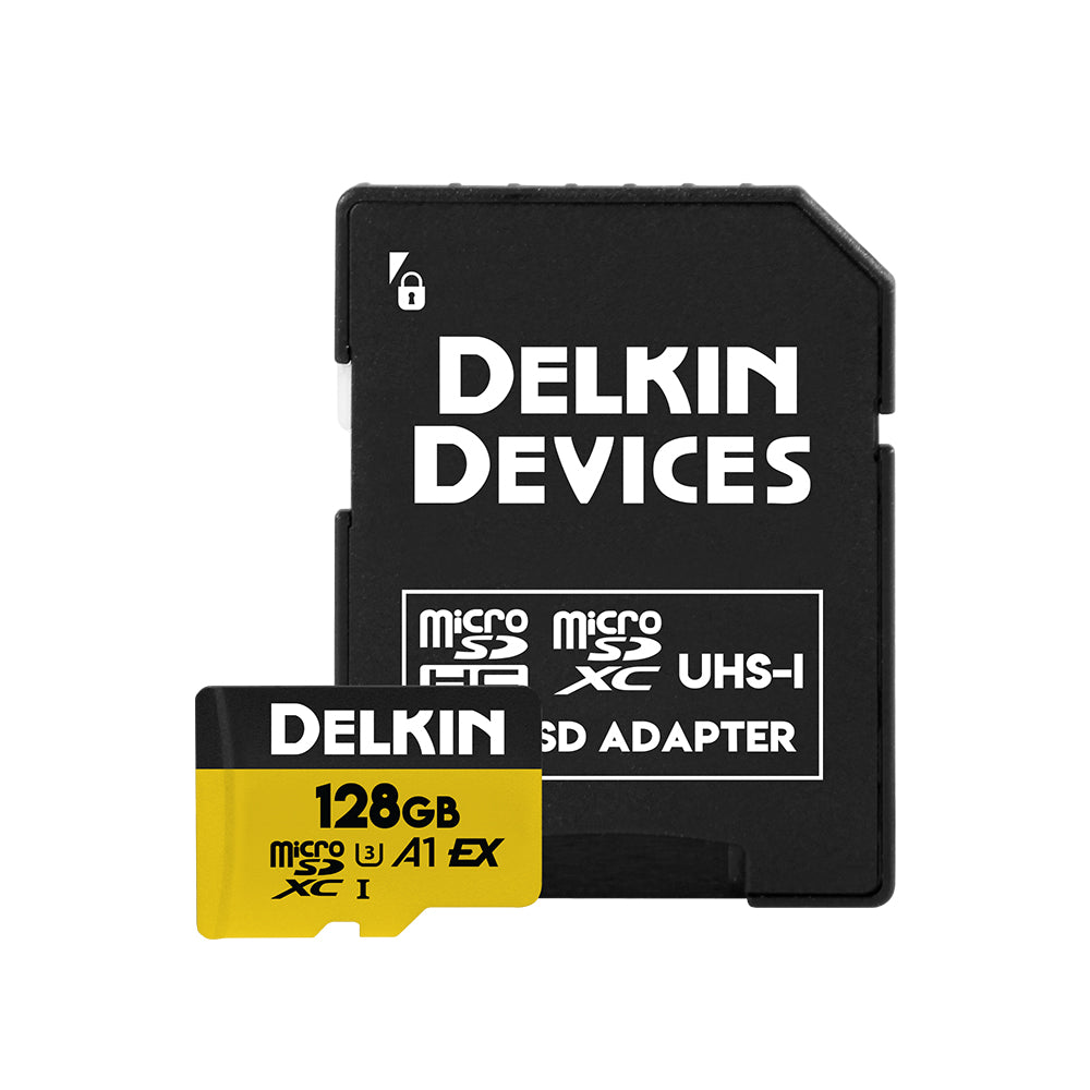 Delkin Devices EXPRESS UHS-I (V30) microSD Memory Cards (128GB-512GB)