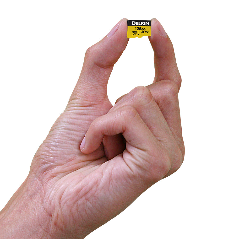 Delkin Devices EXPRESS UHS-I (V30) microSD Memory Cards (128GB-512GB)