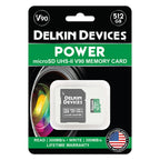 Delkin Devices POWER UHS-II 512GB V90 microSD Package 