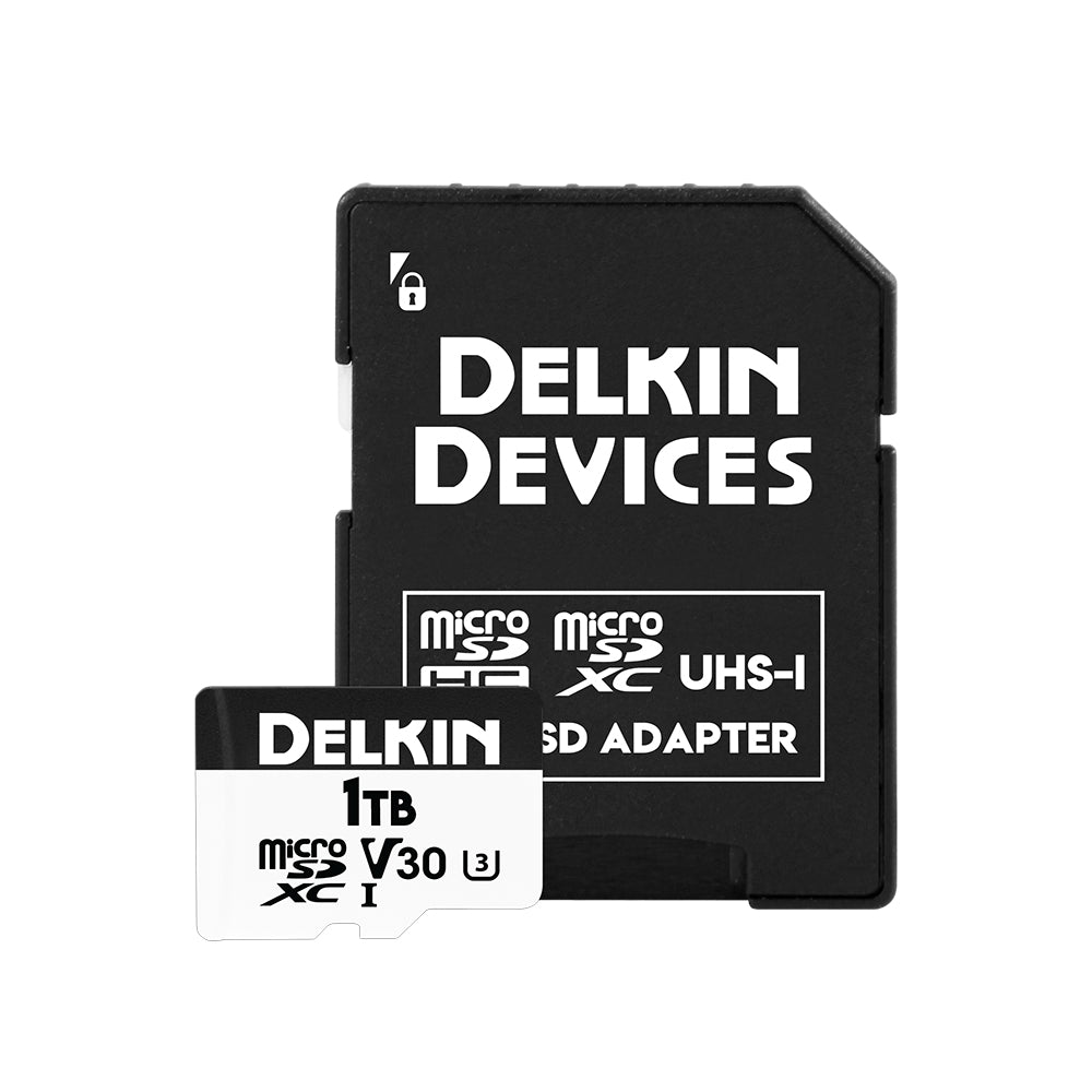Delkin Devices HYPERSPEED UHS-I (V30) microSD Memory Cards (32GB-1TB)