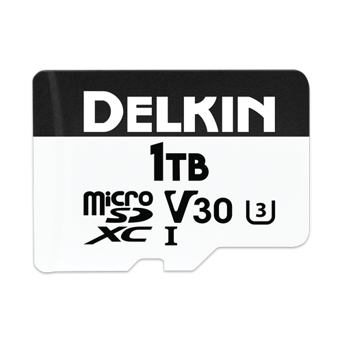 Delkin Devices HYPERSPEED UHS-I (V30) microSD Memory Cards (32GB-1TB)