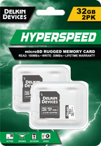 Delkin Devices HYPERSPEED UHS-I (V30) microSD Memory Cards (32GB-1TB)