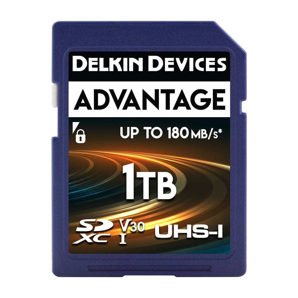 Delkin Devices ADVANTAGE UHS-I (V30) SDXC Memory Cards (128GB-1TB)