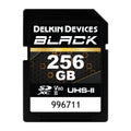 Delkin Devices BLACK V60 UHS-II Rugged SDXC Memory Card 256GB front