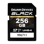 Delkin Devices BLACK V60 UHS-II Rugged SDXC Memory Card 256GB front