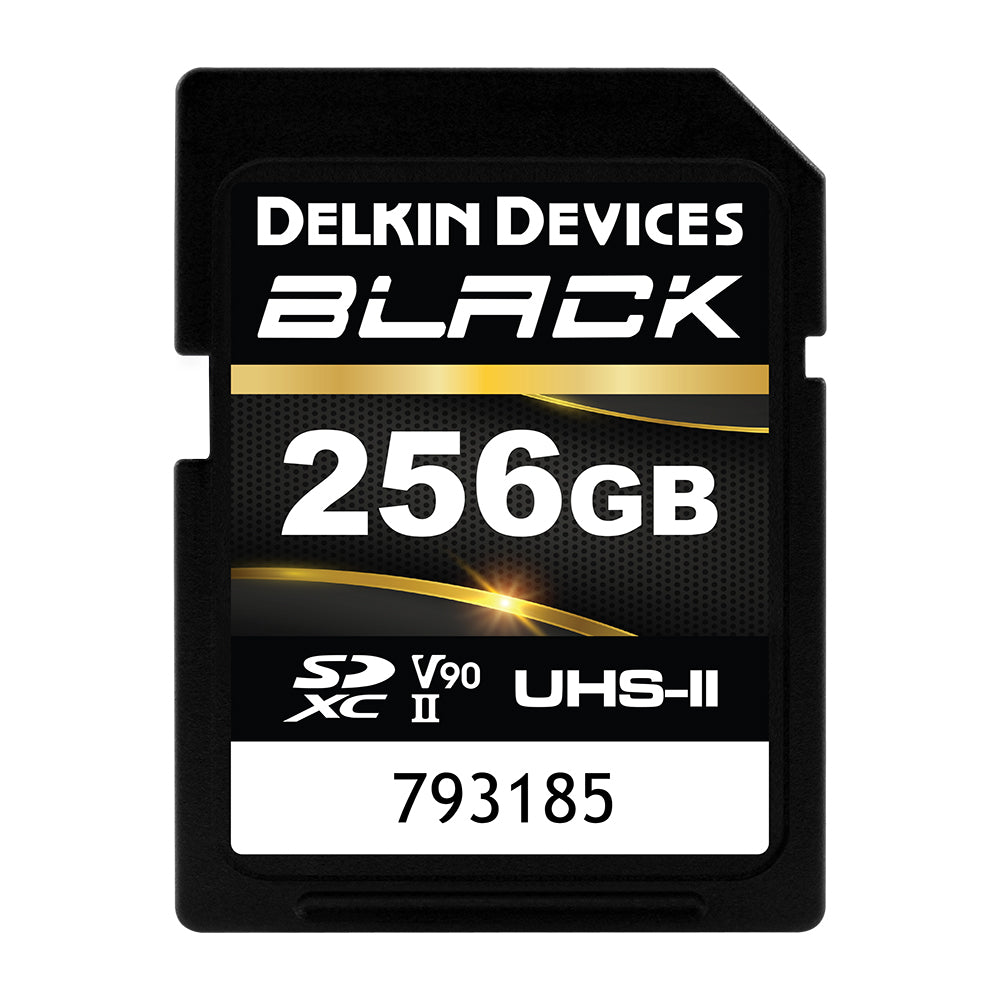 Delkin Devices BLACK V90 UHS-II Rugged SDXC Memory Card 256GB