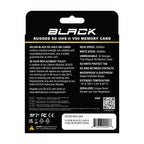 Delkin Devices BLACK V90 UHS-II Rugged SDXC Memory Card back label