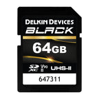 Delkin Devices BLACK V90 UHS-II Rugged SDXC Memory Card 64GB product image