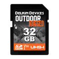 Delkin Devices Outdoor RUGGED UHS-I (V30) SDHC Memory Cards (32GB-64GB)