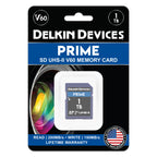 Delkin Devices PRIME UHS-II (V60) SDXC Memory Cards (128GB-1TB)