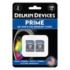 Delkin Devices PRIME UHS-II (V60) SDXC Memory Cards (128GB-1TB)