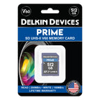 Delkin Devices PRIME UHS-II (V60) SDXC Memory Cards (128GB-1TB)