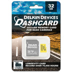 Delkin Devices DASHCARD 32GB High-Endurance microSD Card UHS-I V30 for Dash Cams